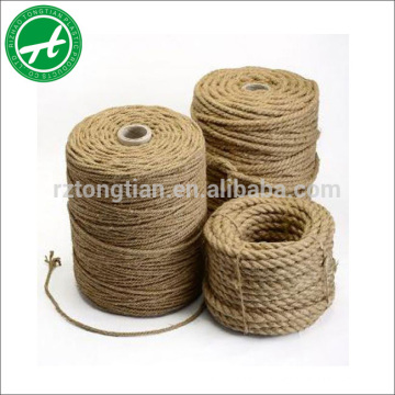 Corde de jute de corde de chanvre naturel de 2-40mm pour l&#39;artisanat d&#39;art